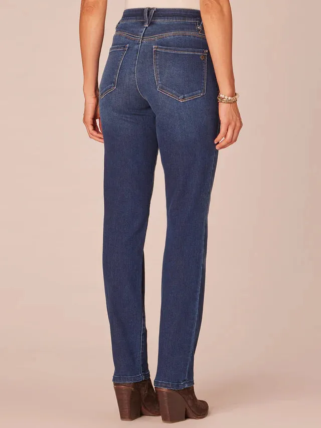 Democracy "Ab"solution® High Rise Blue Denim Straight Leg Jeans