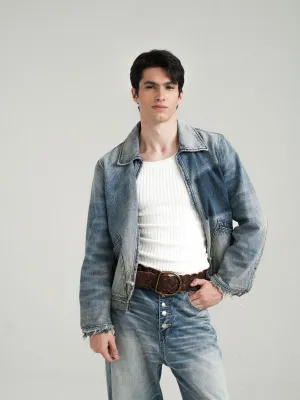 Denim Zipper Jacket