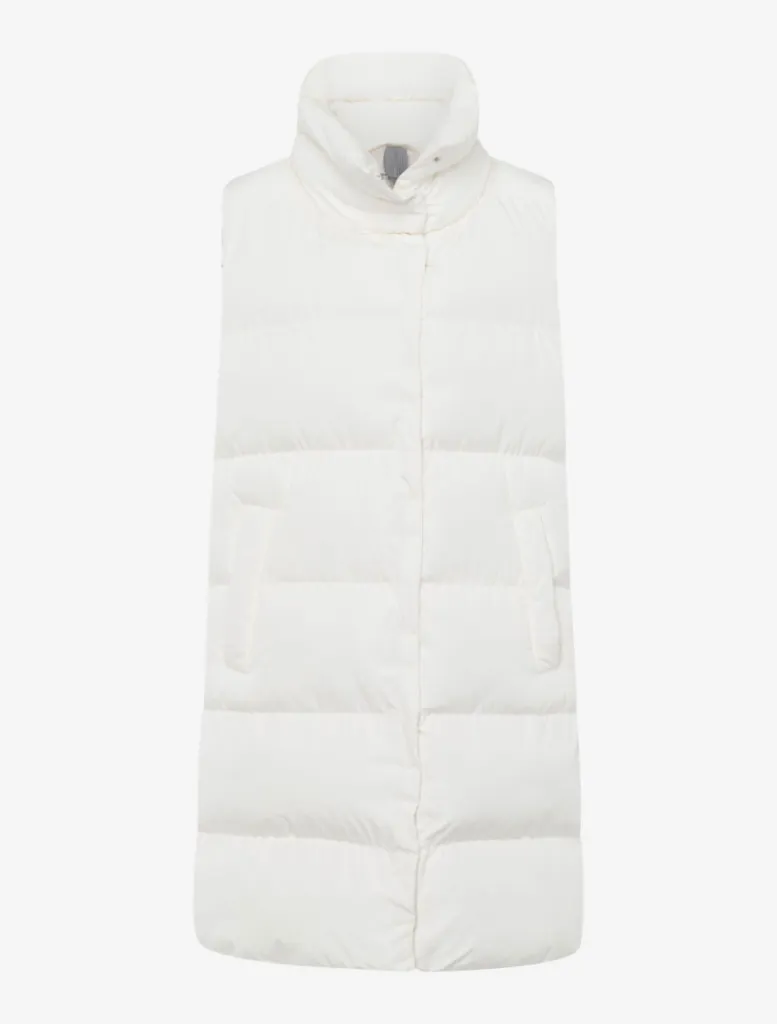 Denver Puffer Vest - Off White