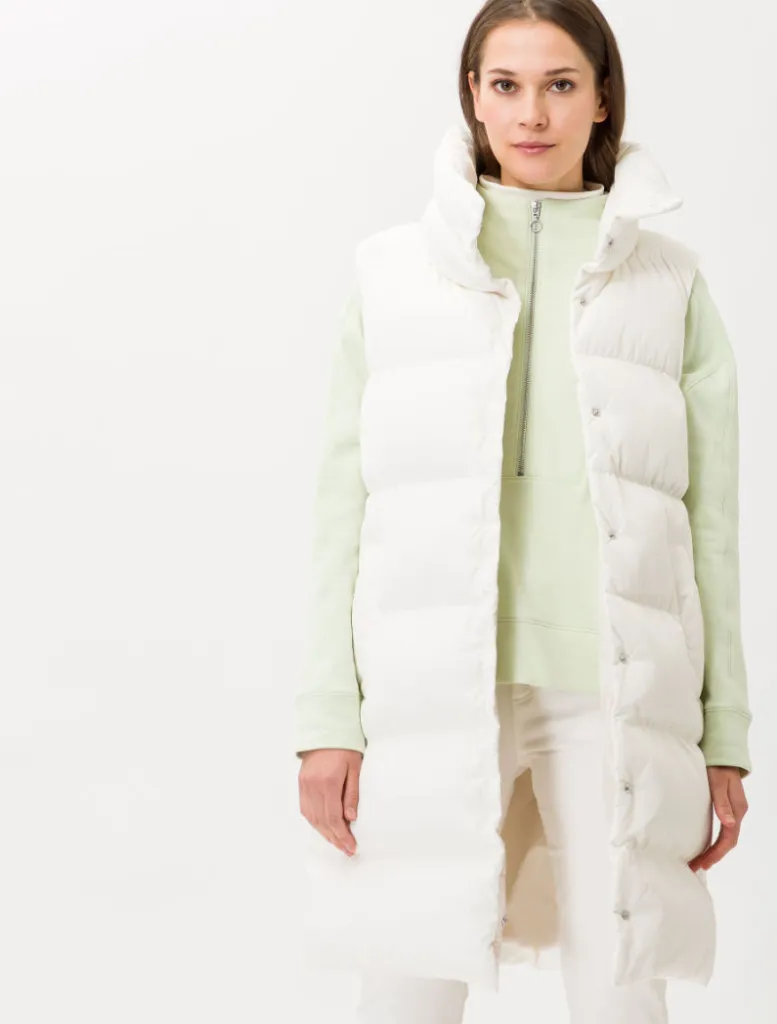 Denver Puffer Vest - Off White