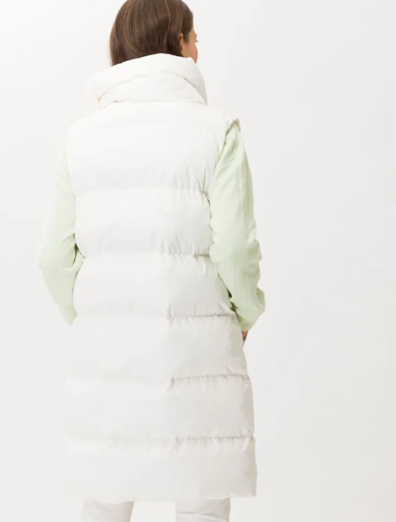Denver Puffer Vest - Off White