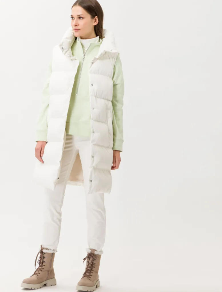 Denver Puffer Vest - Off White