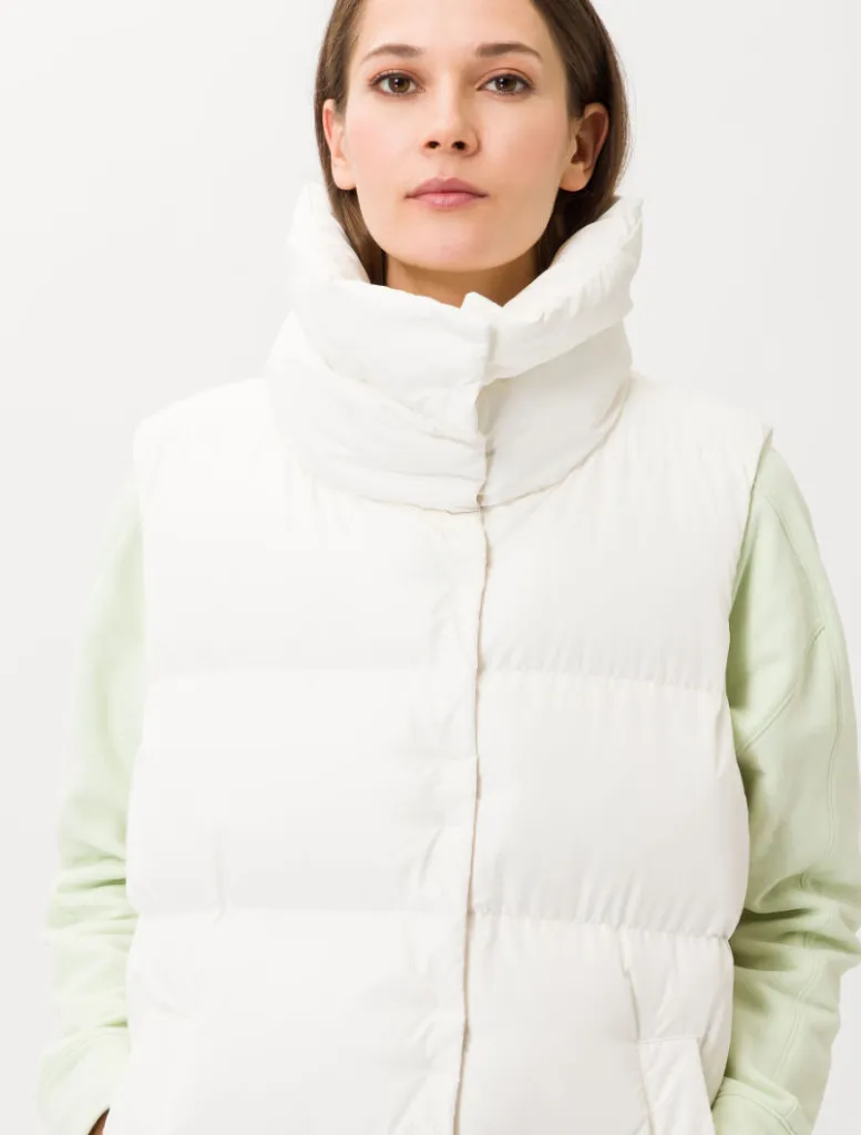 Denver Puffer Vest - Off White