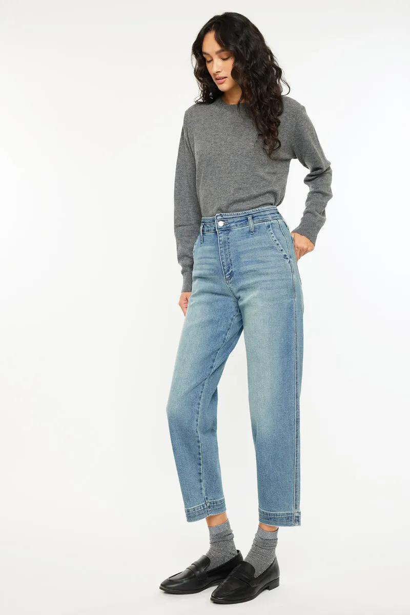 Devina Ultra High Rise Tapered Leg Jeans