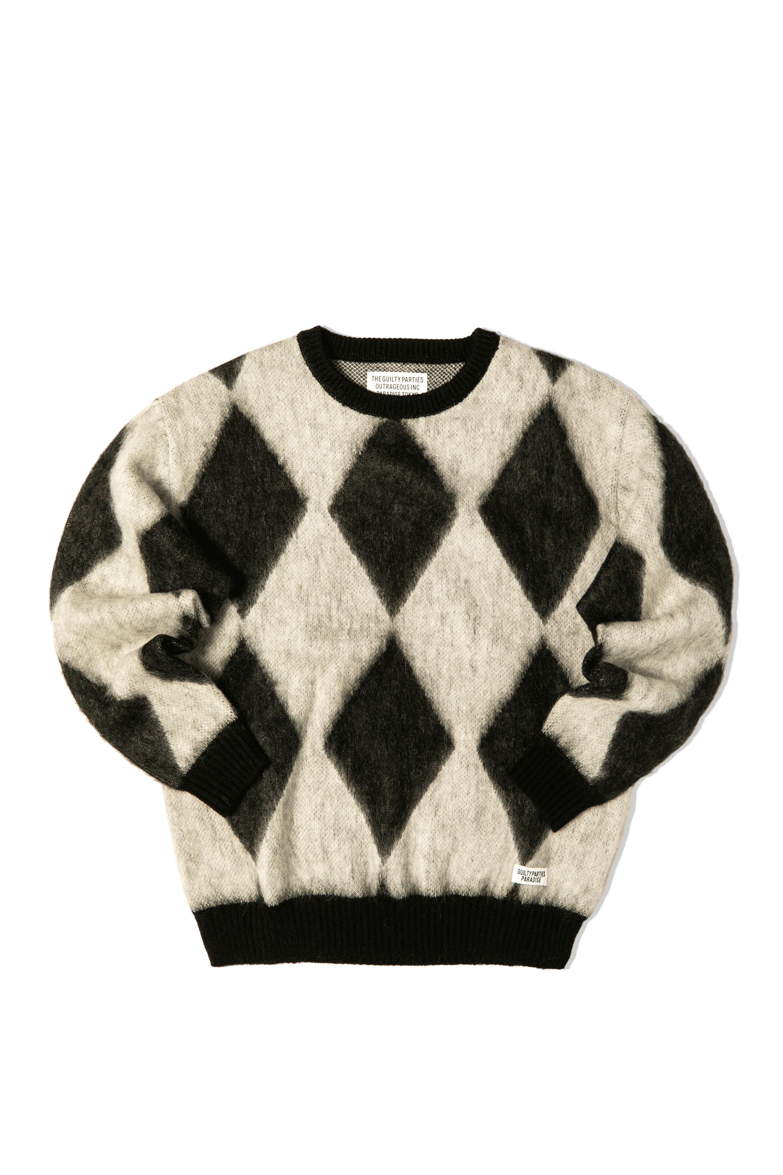 Diamond Mohair Crewneck Sweatershirt