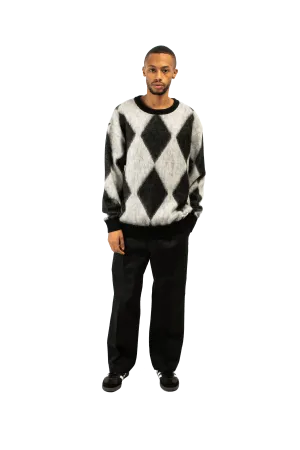 Diamond Mohair Crewneck Sweatershirt