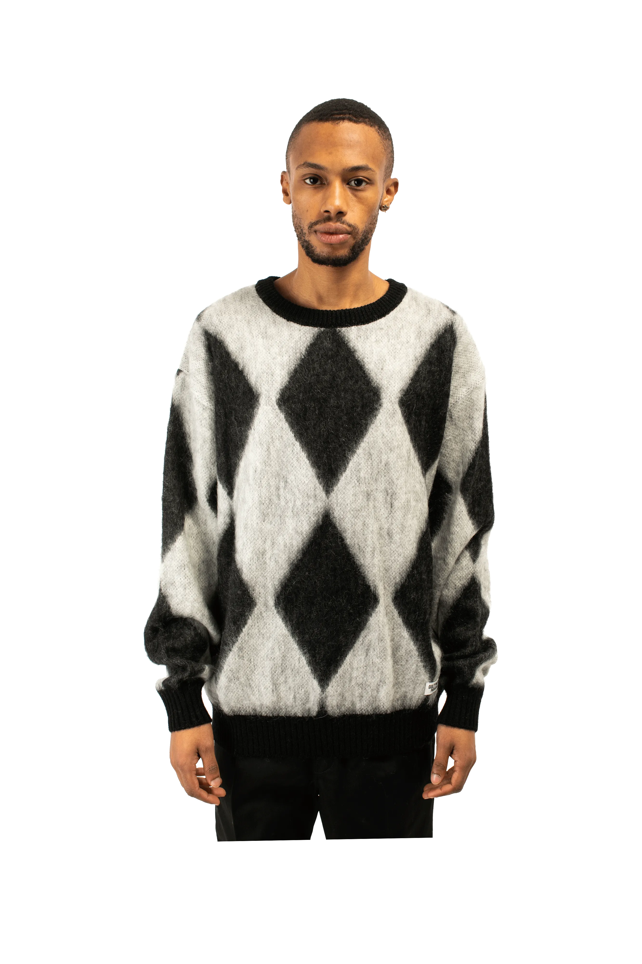 Diamond Mohair Crewneck Sweatershirt