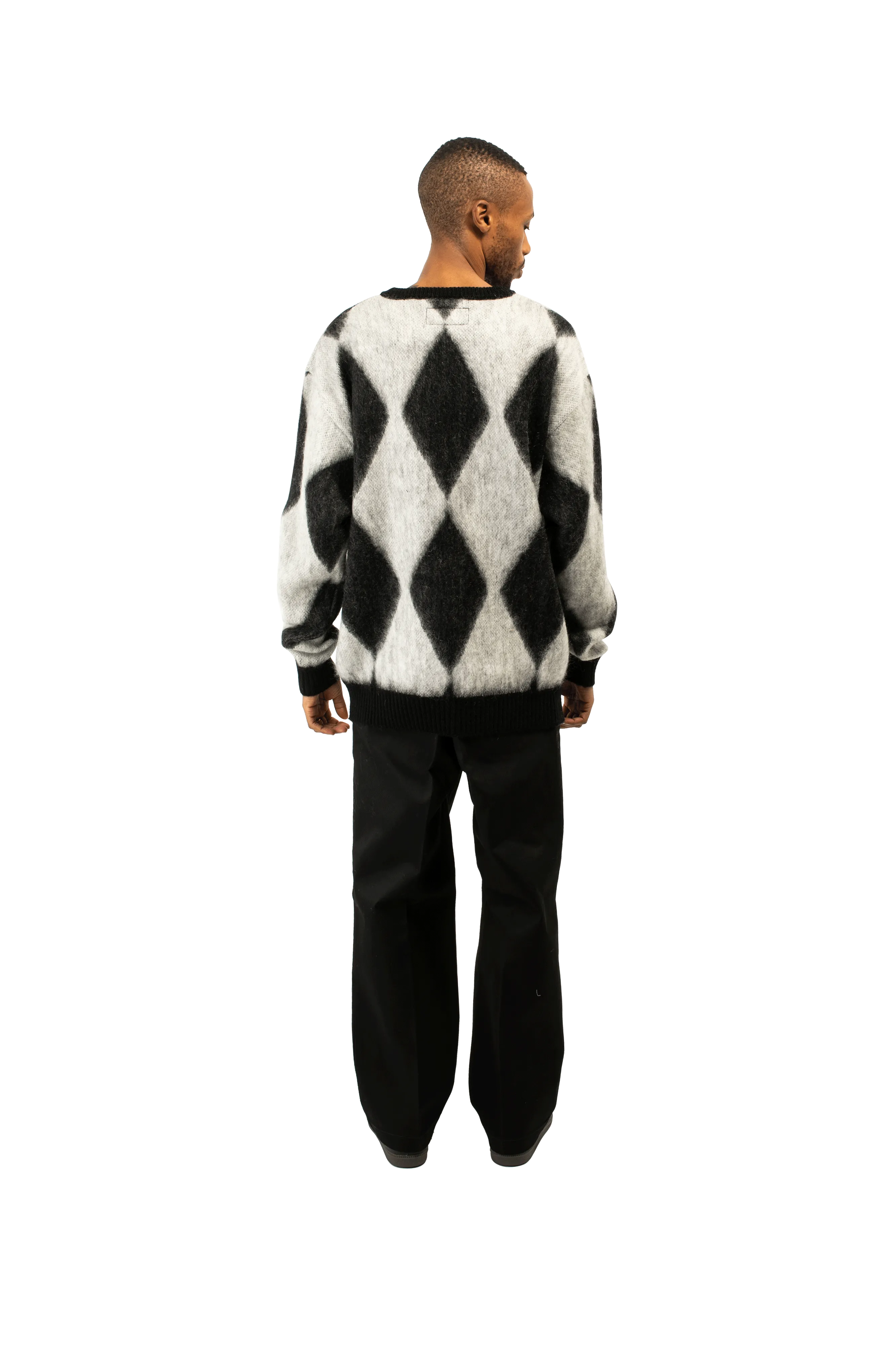 Diamond Mohair Crewneck Sweatershirt