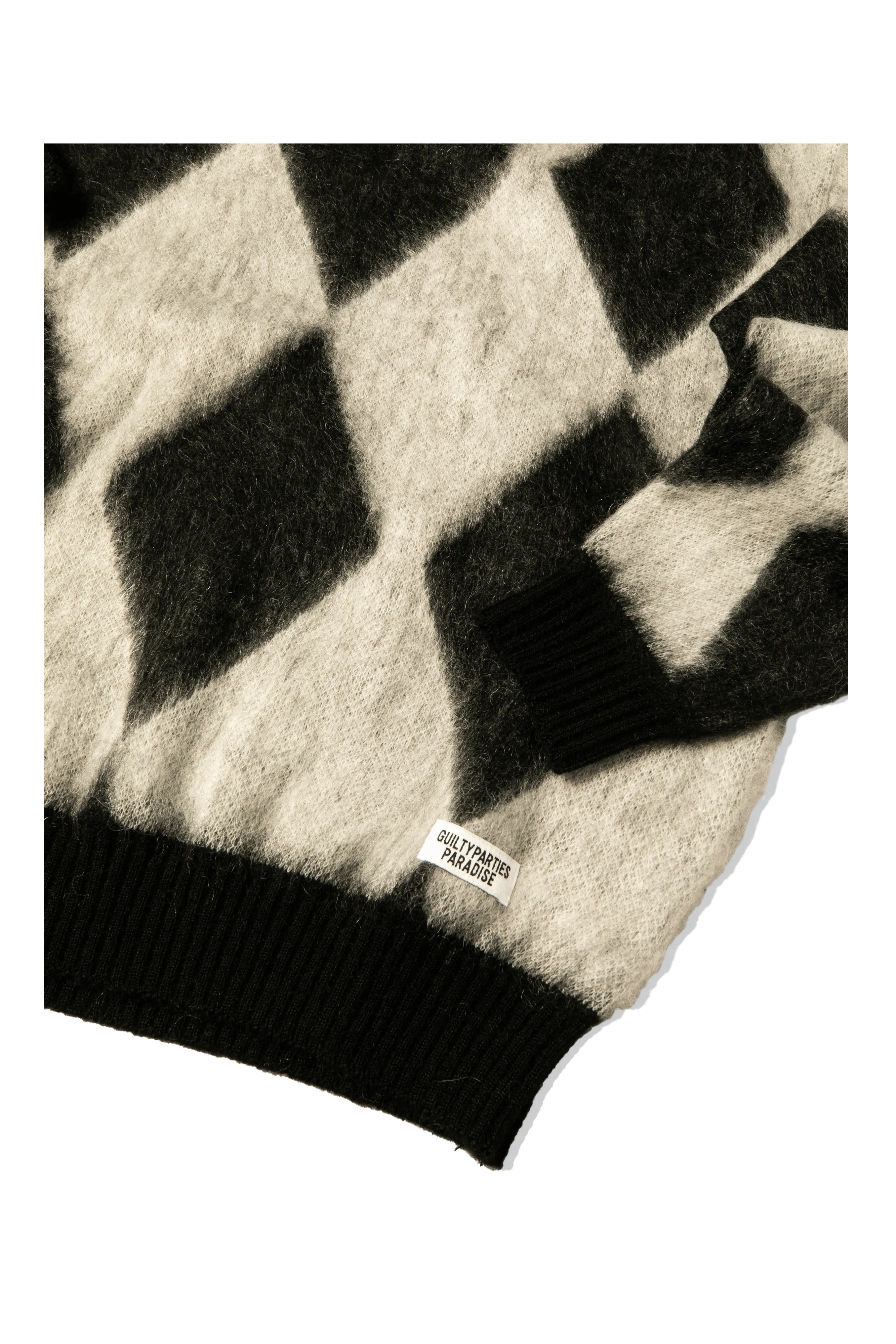 Diamond Mohair Crewneck Sweatershirt