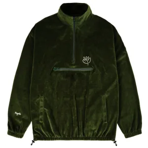 DIMANCHE VELOURS HIGHNECK - FORREST GREEN