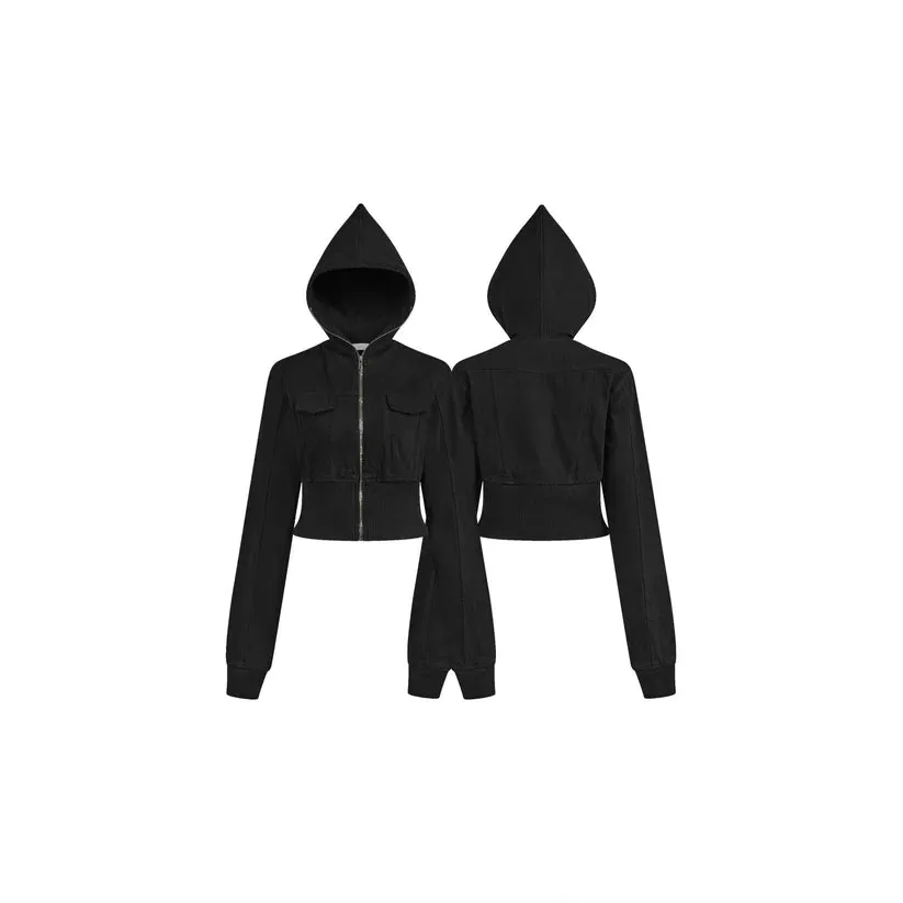 DIMOIR RAVEN Crop Denim Jackets
