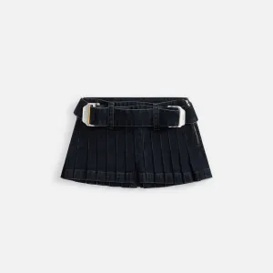 Dion Lee Darted Denim Mini Skirt - Black