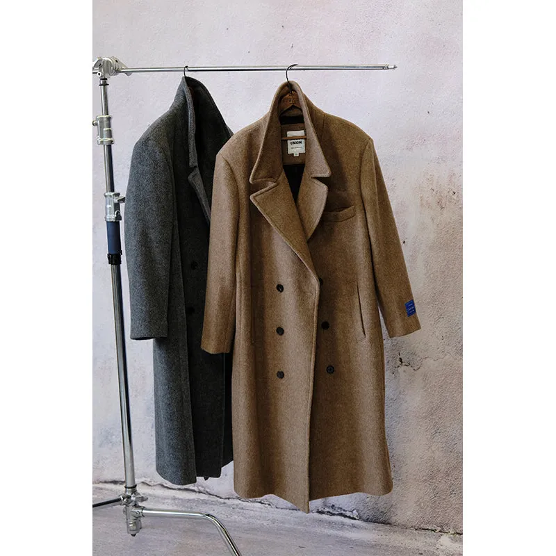 Double-Breasted Wool Coat