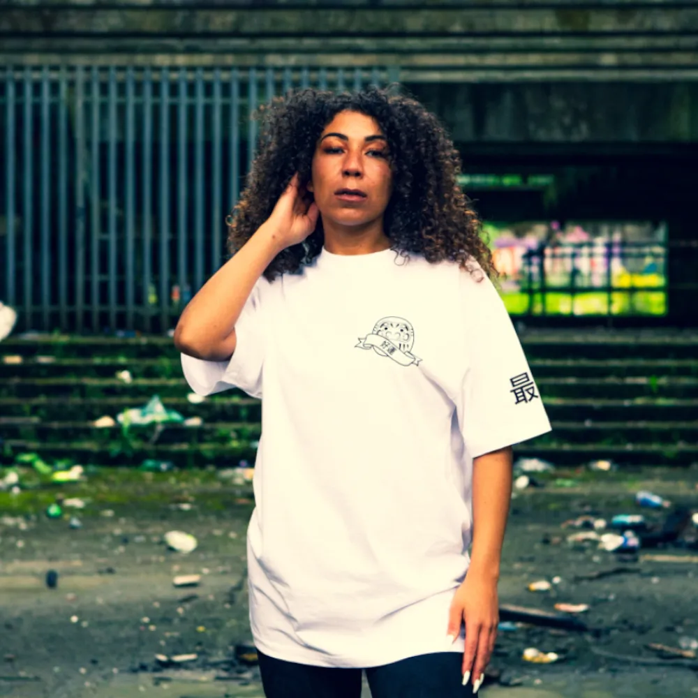 DUALITY : Unisex Daruma Oversized T-shirt