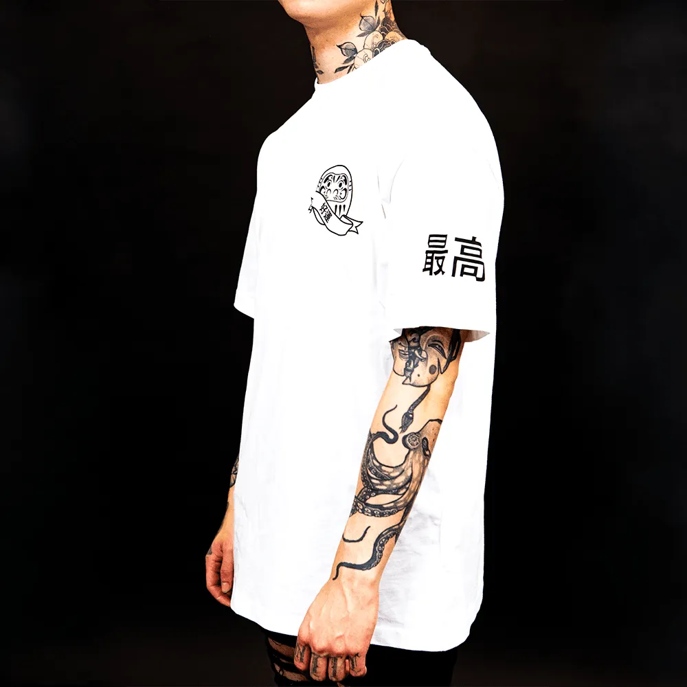 DUALITY : Unisex Daruma Oversized T-shirt