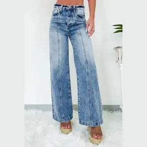 'Dusk' Wide Leg Jeans