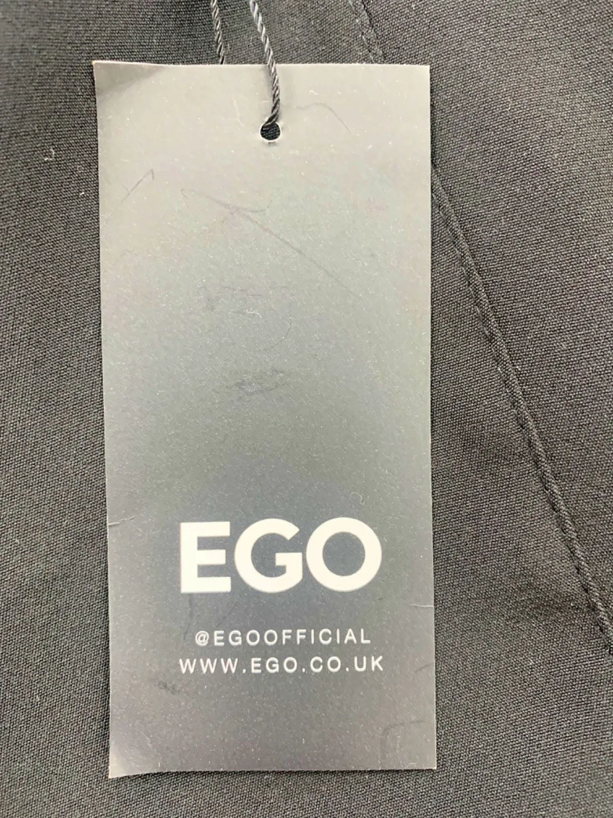 EGO Black Halterneck Corset Top UK 8