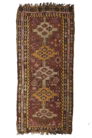 'Eliode' Kilim Rug - 4'5" x 10'7"