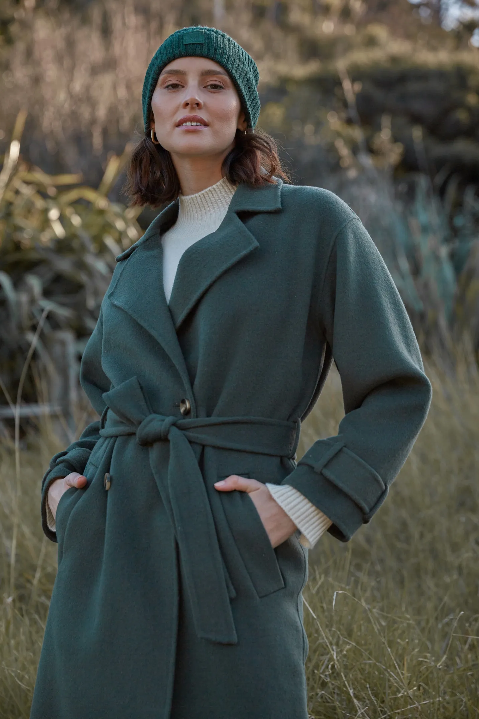 Equinox Coat - Cypress