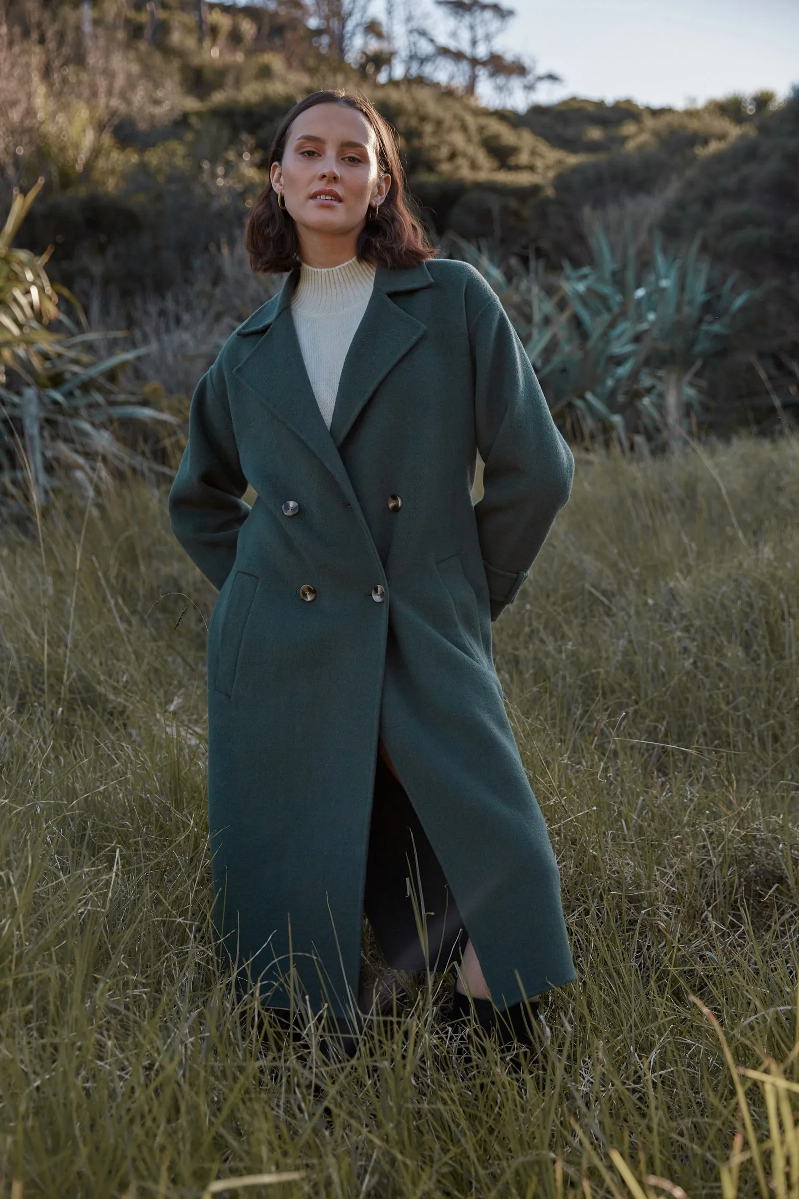 Equinox Coat - Cypress
