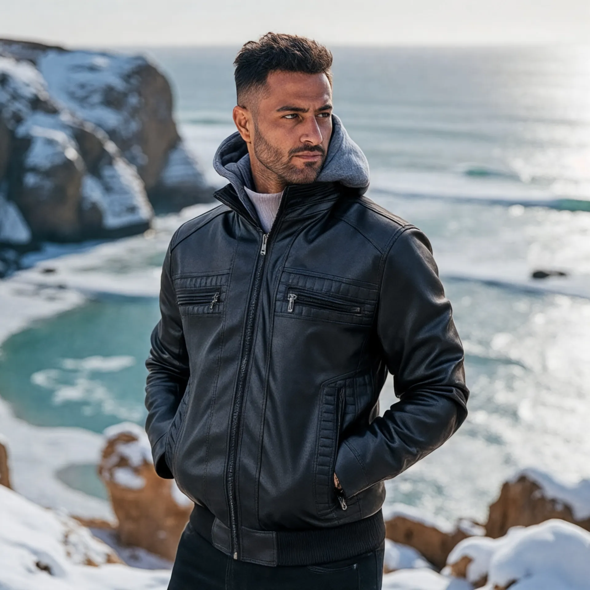 Ethan | Classic Men's Biker Jacket
