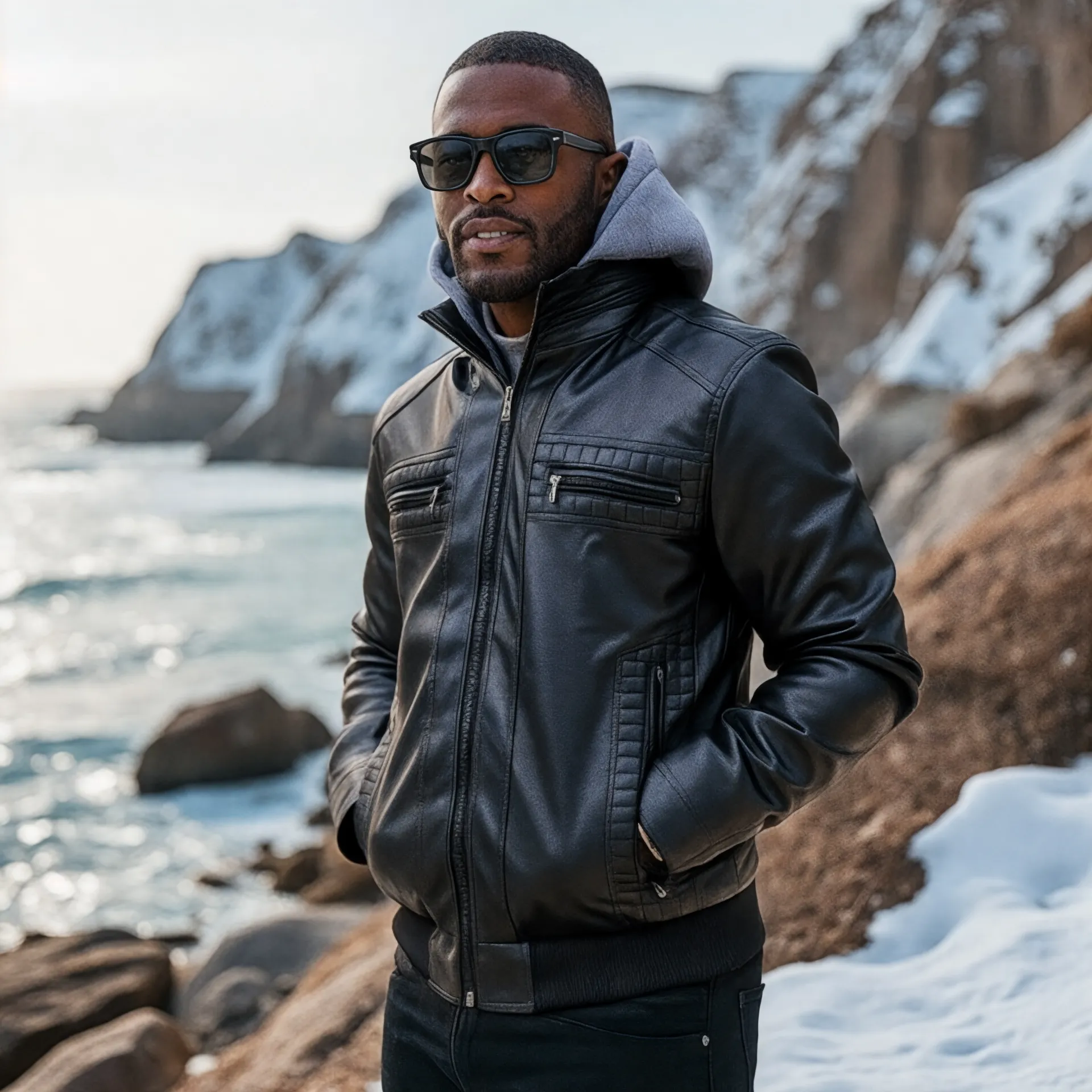Ethan | Classic Men's Biker Jacket