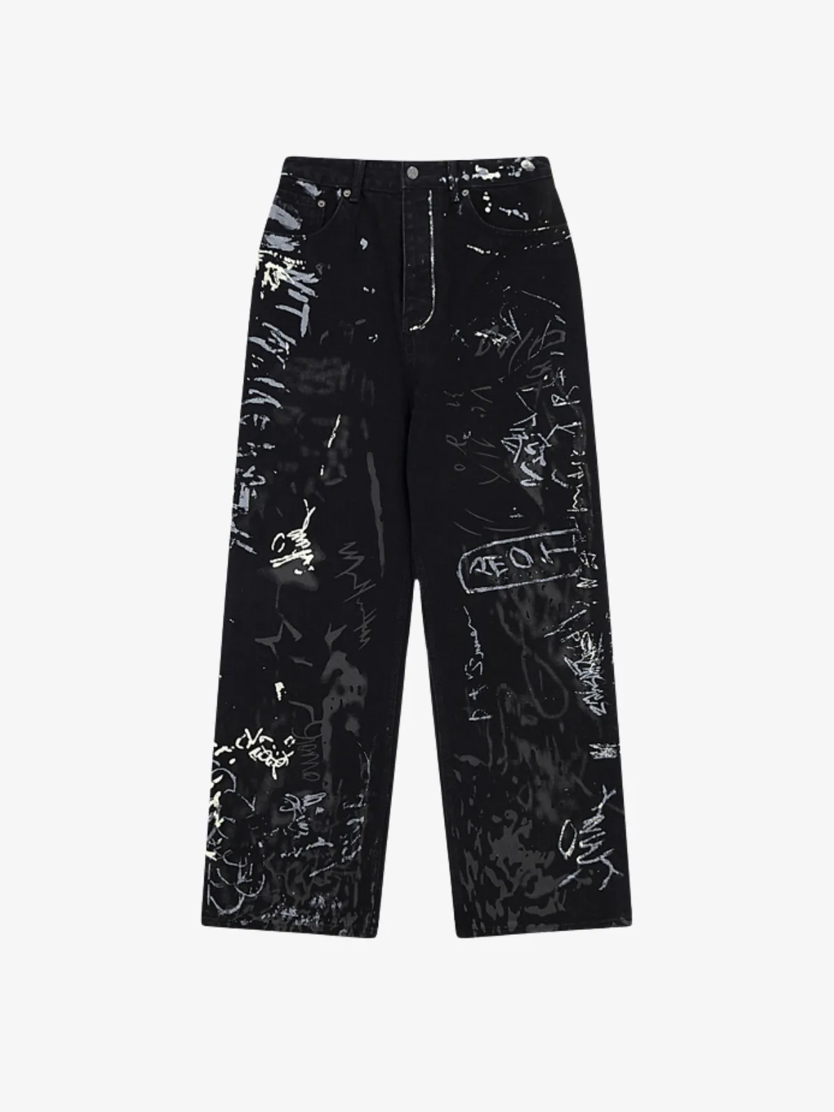 EXOTIC STREET PRINT JEANS