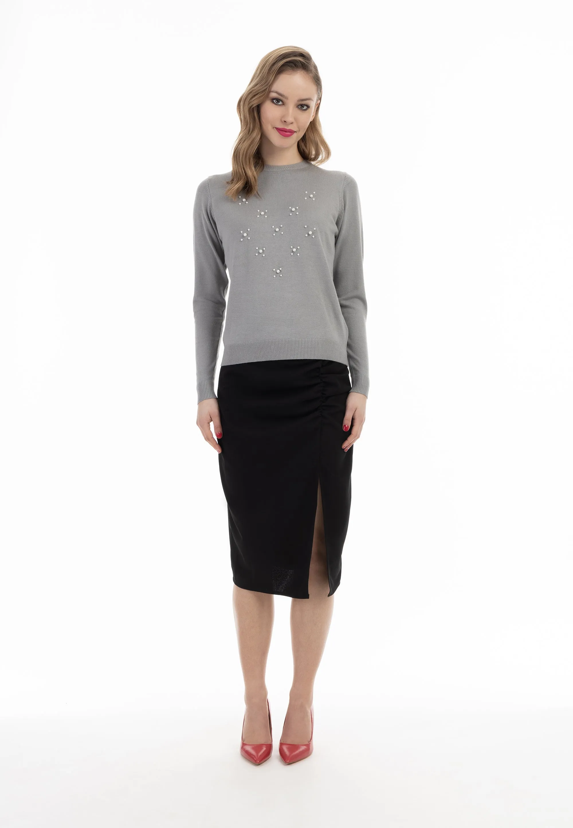 faina Women's Knit Sweater