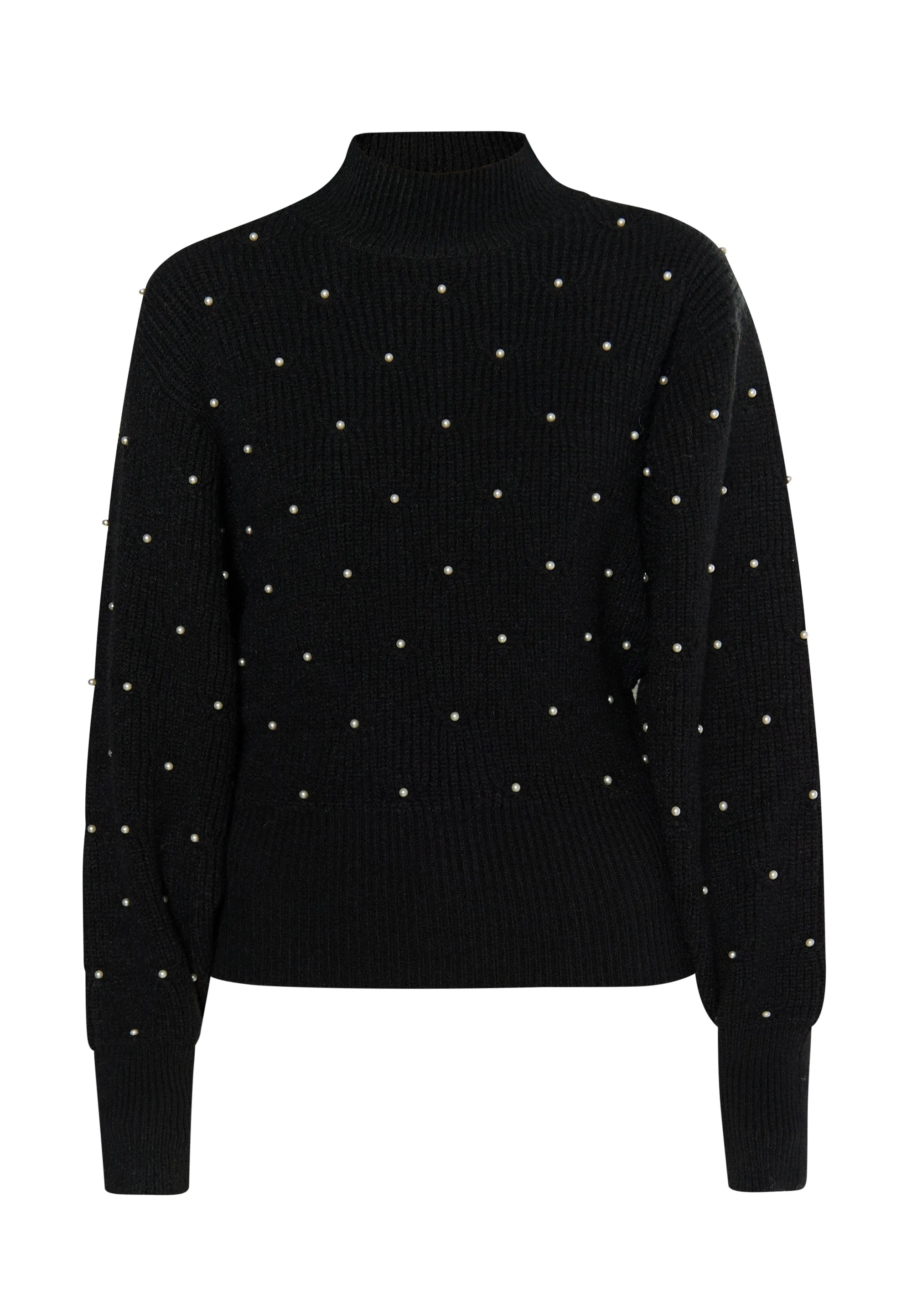 faina Women's Knitted Sweater With Pearl