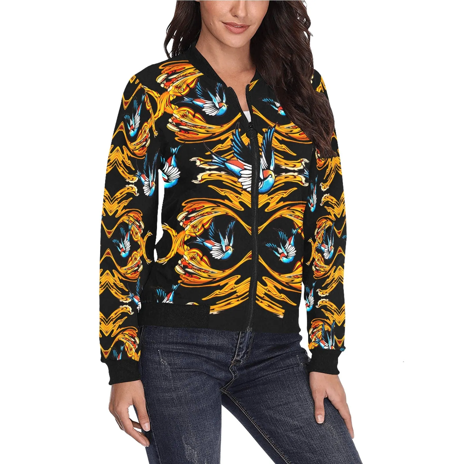 Falling Angel Women's Bomber Jacket