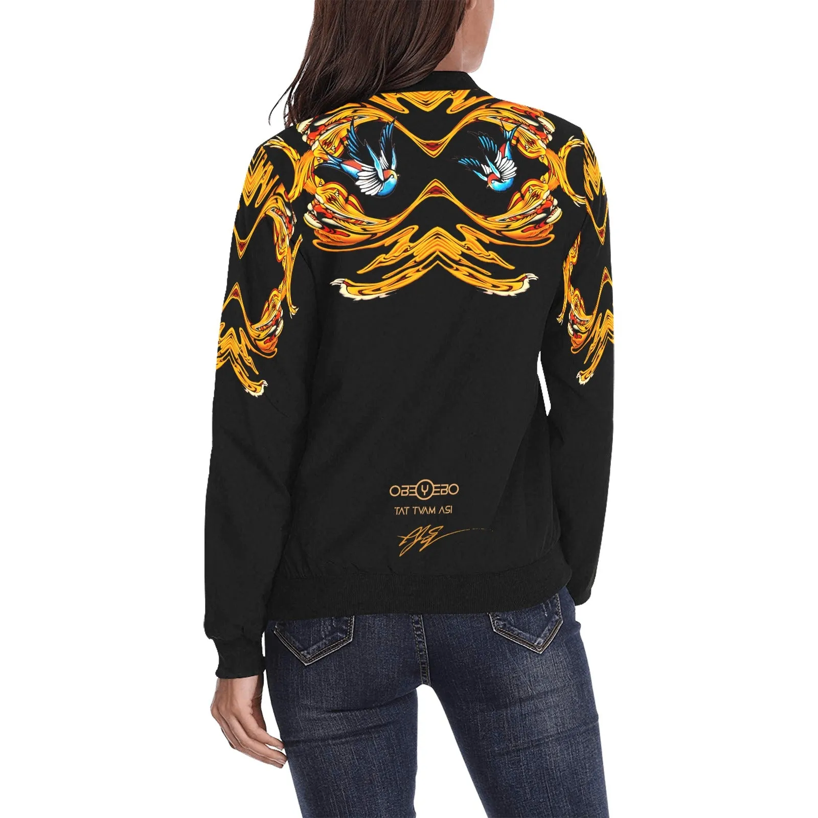 Falling Angel Women's Bomber Jacket