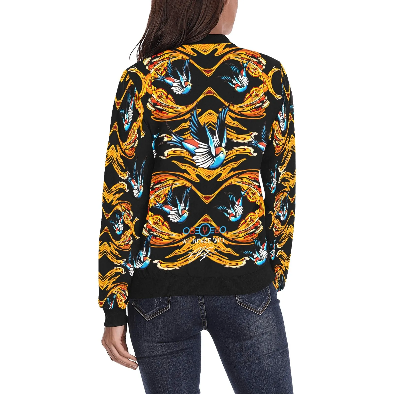 Falling Angel Women's Bomber Jacket