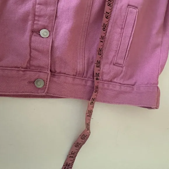 Fantastic Fawn Barbie Pink Oversized Sequins Embroidered Butterfly Jacket NWOT S