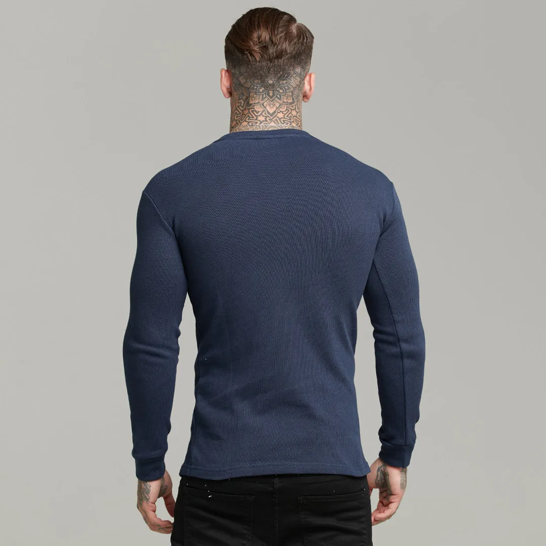 Father Sons Classic Navy Super Slim Jumper - FSH410