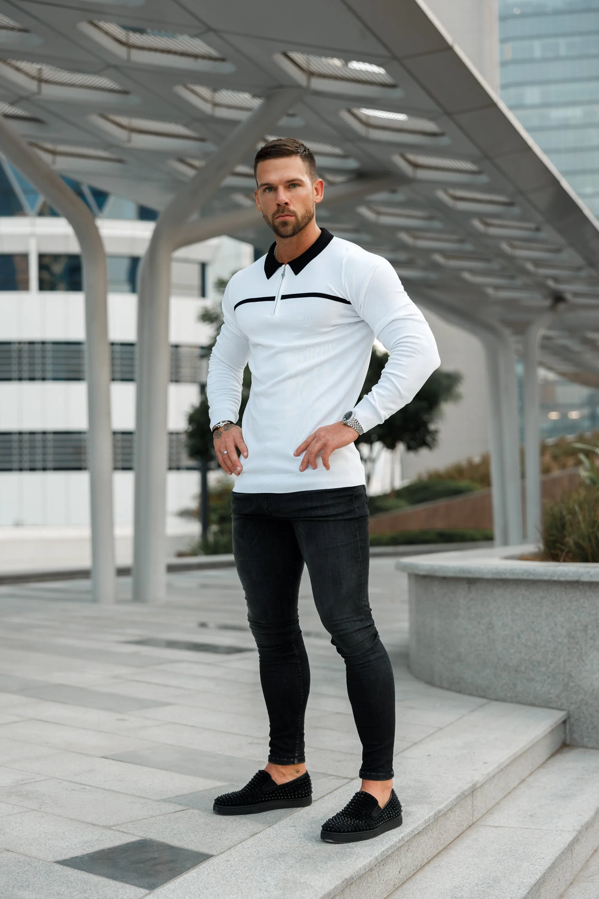 Father Sons Ultra Stretch Black Slim Jeans - FSJEAN003