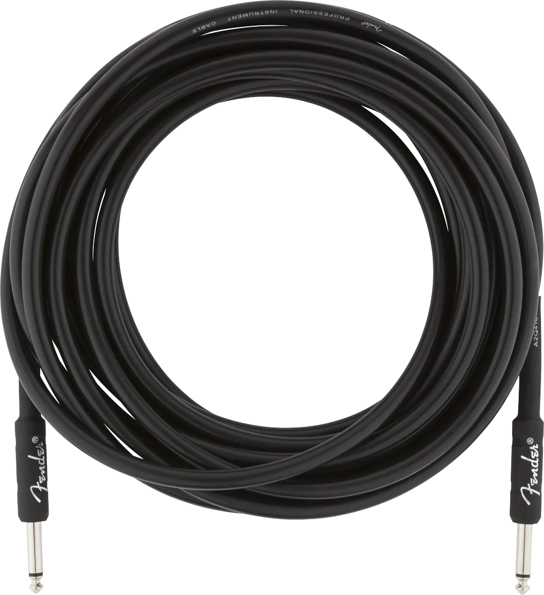 Fender Professional Series Instrument Cable, Straight/Straight, 25', Black