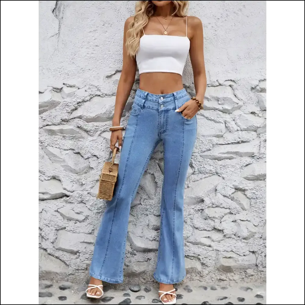Flare-tastic Jeans: Conquer the World with High Waist Confidence! 💃✨