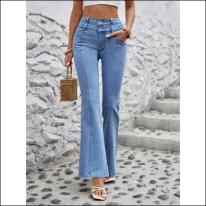 Flare-tastic Jeans: Conquer the World with High Waist Confidence! 💃✨