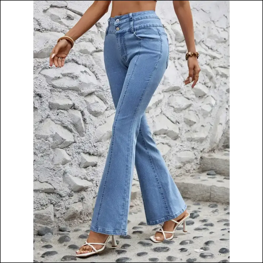 Flare-tastic Jeans: Conquer the World with High Waist Confidence! 💃✨