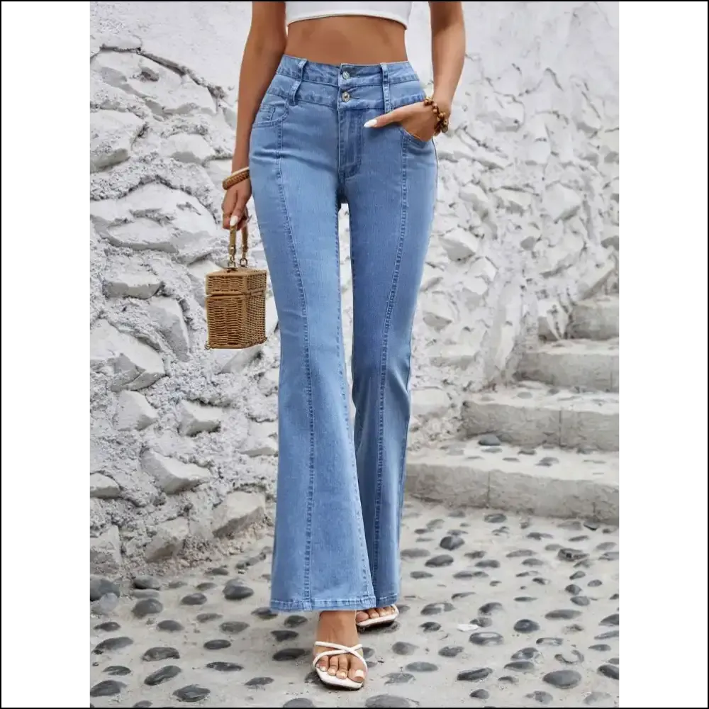 Flare-tastic Jeans: Conquer the World with High Waist Confidence! 💃✨