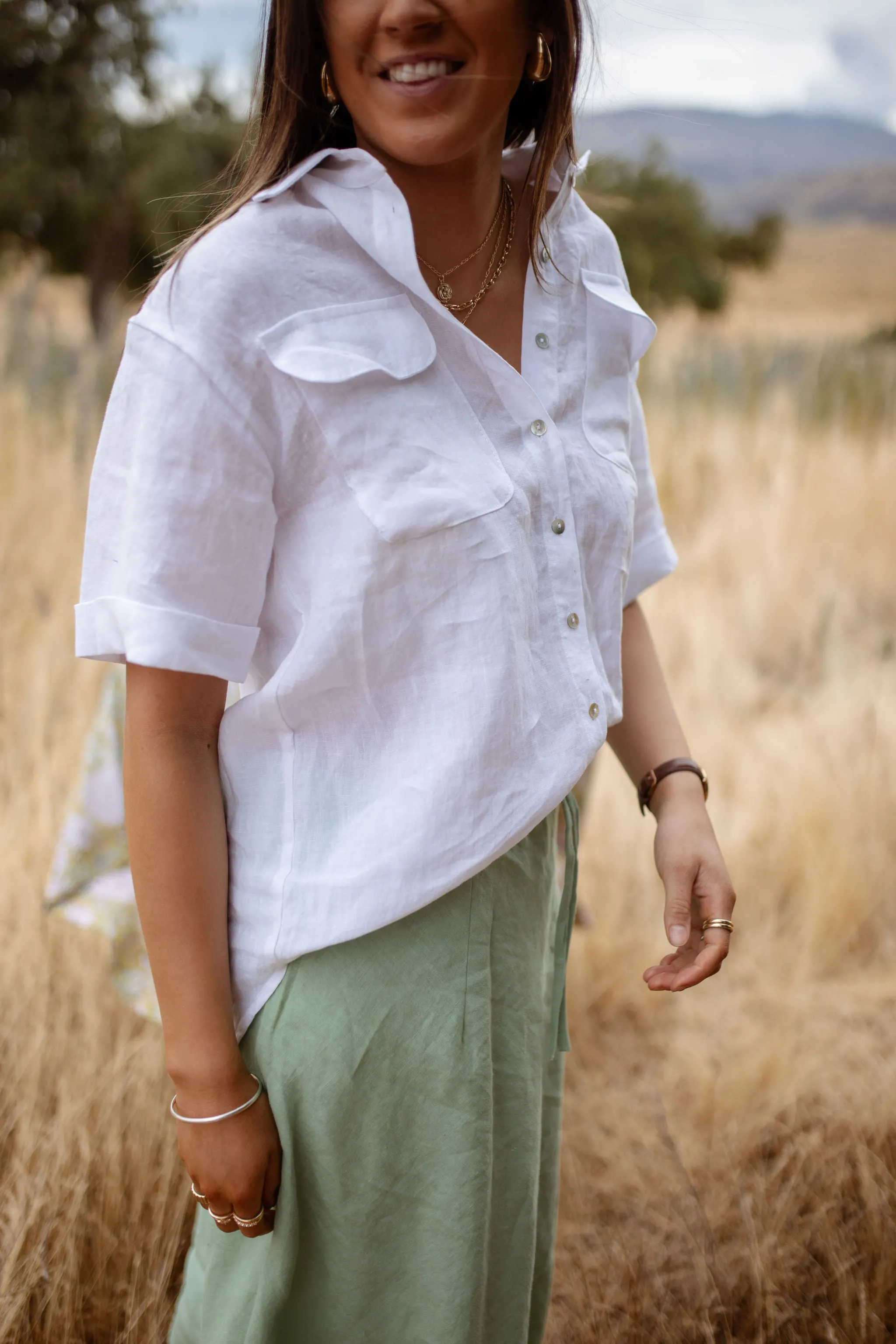 Follow My Lead Shirt - Linen