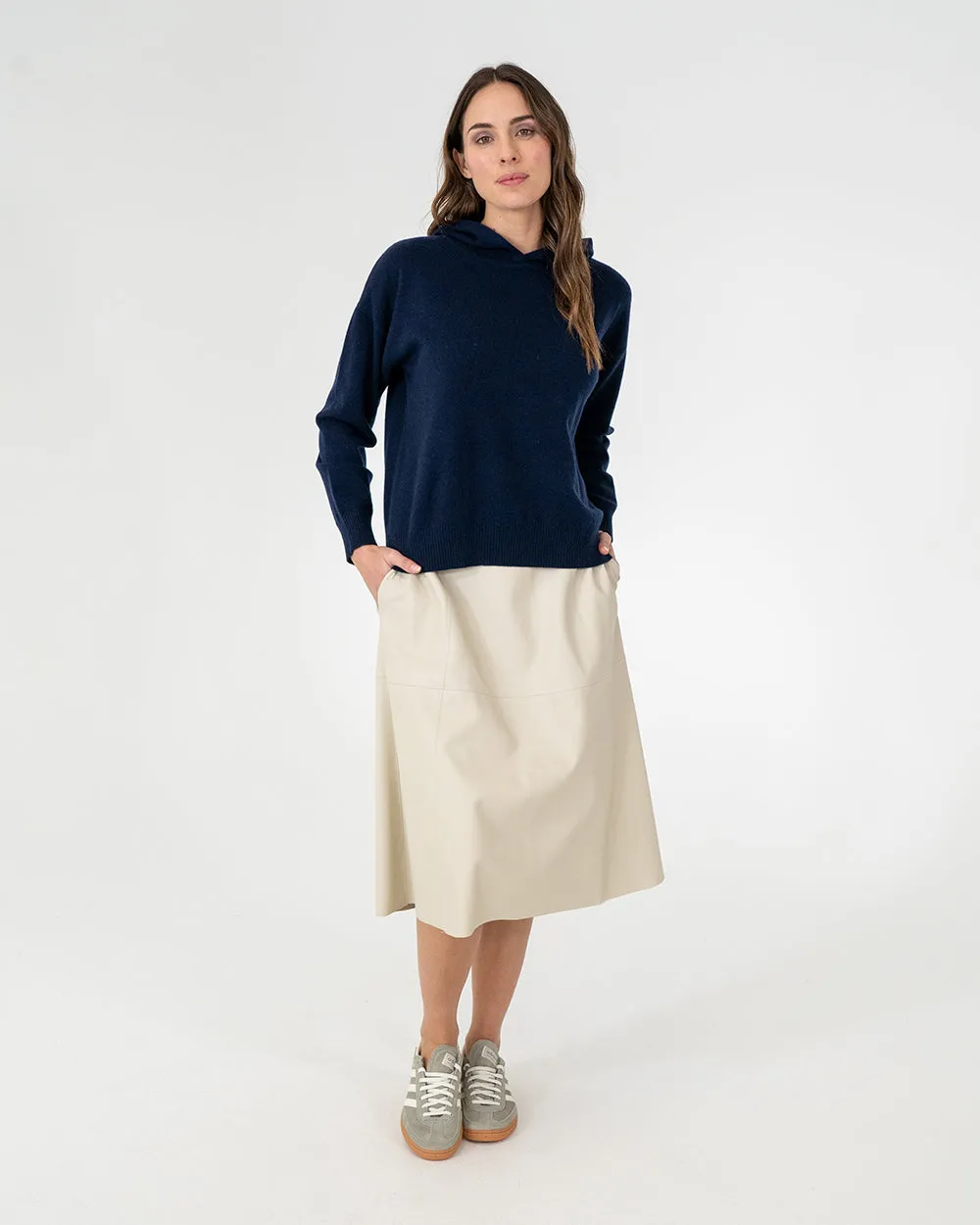 Fort Knit Hoodie - Navy