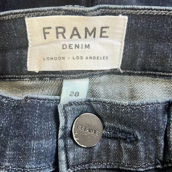 FRAME Le Skinny de Jeanne Crop Jeans St. Jones 28