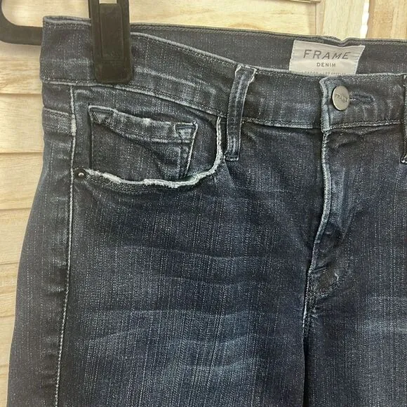 FRAME Le Skinny de Jeanne Crop Jeans St. Jones 28