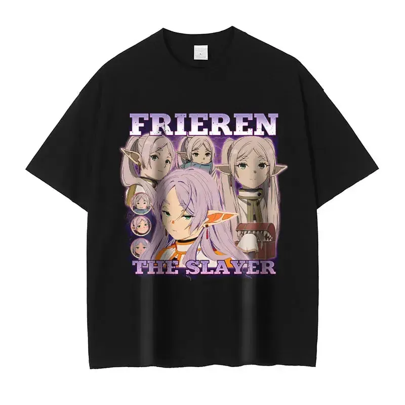Frieren Vintage Washed Tee | Anime Streetwear