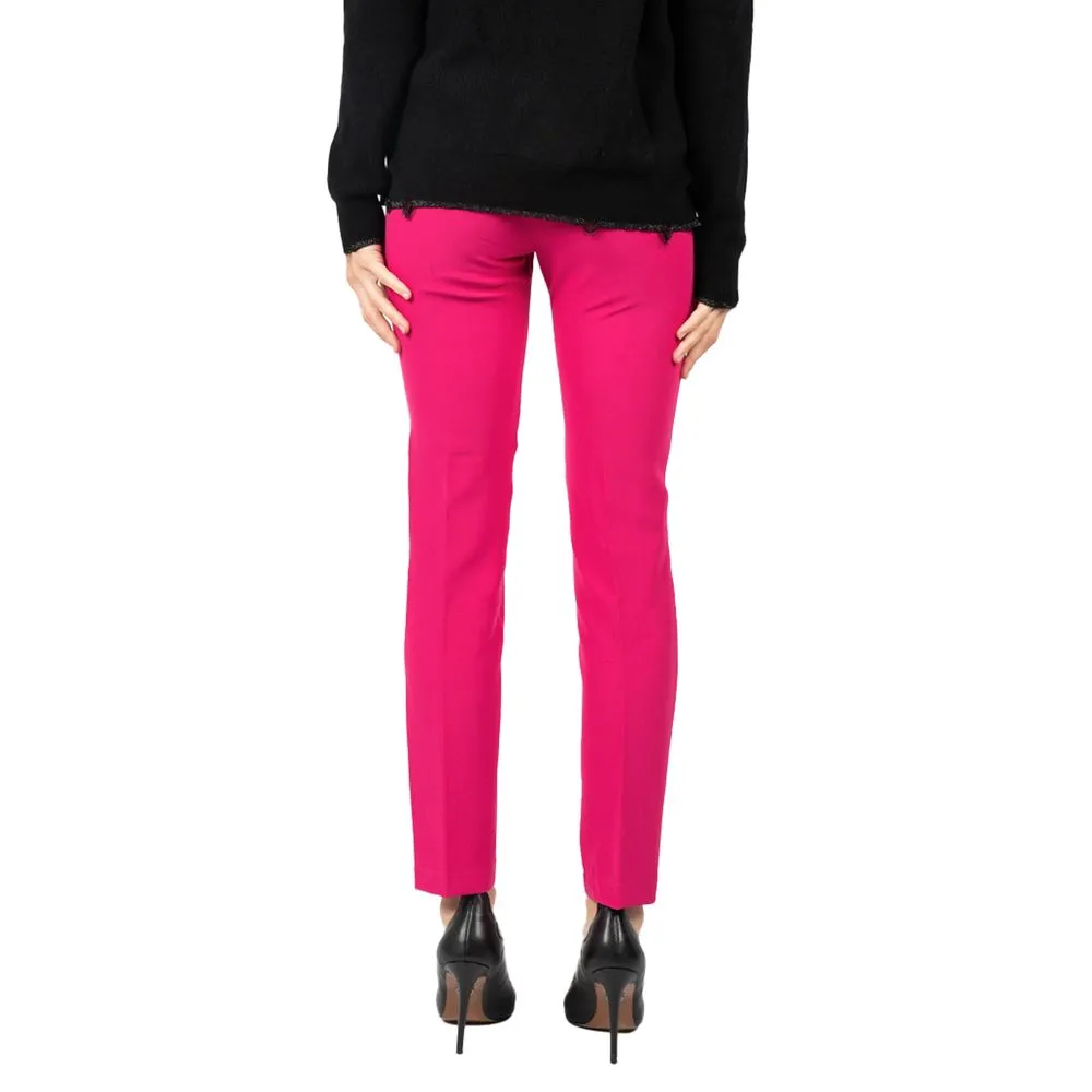Fuchsia Polyester Sweater