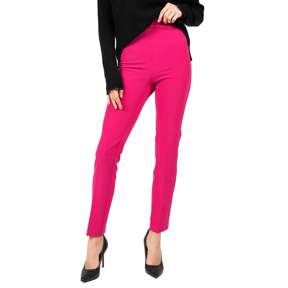Fuchsia Polyester Sweater
