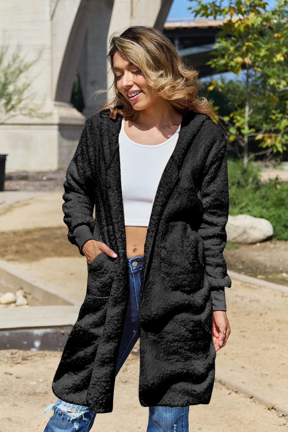 Full Size Hooded Jacket