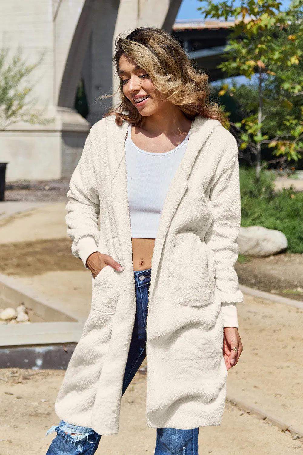 Full Size Hooded Jacket