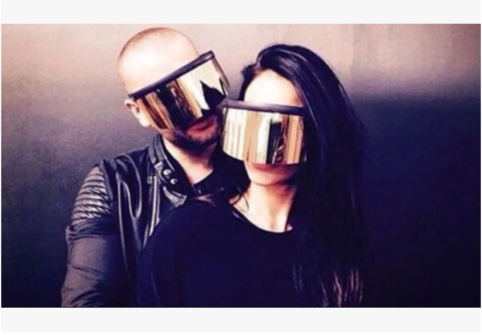 Gafas de Sol Shield Lentes Oversized Mask Cool Vanguardista Diseñador Daft Punk